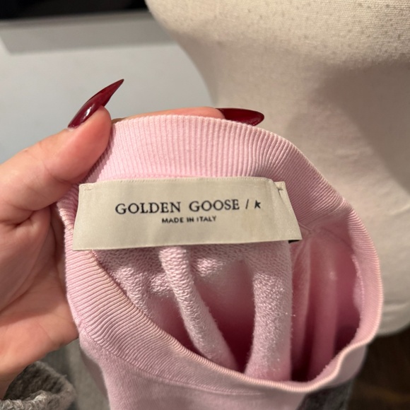 Golden Goose Pink Cheetah Metallic Sweatshirt M - Picture 5 of 5